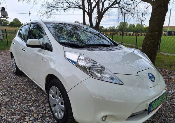 nissan mazowieckie Nissan Leaf cena 48500 przebieg: 62700, rok produkcji 2017 z Kraków